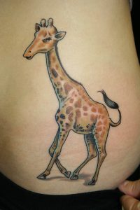 Giraffe Tattoo Design