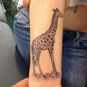 Giraffe Tattoo Designs