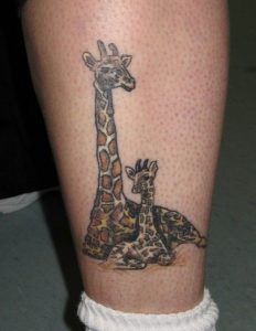 Giraffe Tattoo Ideas