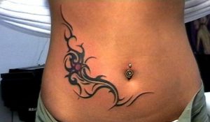 Girl Belly Tattoos