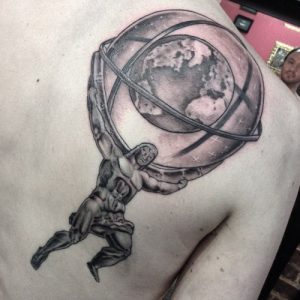 Greek Atlas Tattoo