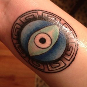 Greek Eye Tattoo