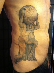 Greek God Atlas Tattoo