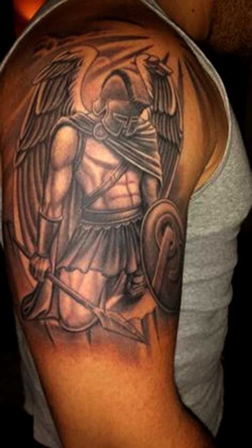 Greek Spartan Tattoos.