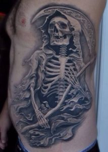 Grim Reaper Skull Tattoos