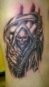 Grim Reaper Tattoos for Men