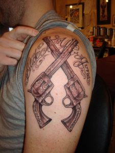 Gun Tattoos for Men