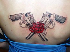 Gun Tattoos for Women