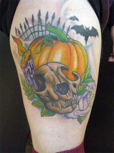 Halloween Pumpkin Tattoos