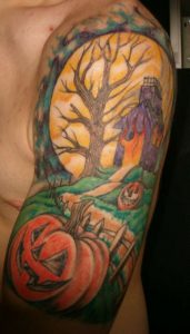 Halloween Tattoo Sleeve