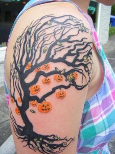 Halloween Tree Tattoos