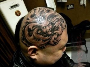Head Tattoo Designs