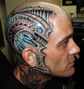 Head Tattoos Designs