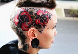 Head Tattoos for Girls