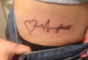 Heartbeat Faith Tattoos