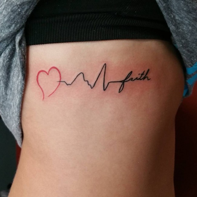 Heartbeat Tattoos Designs, Ideas and Meaning | Tattoos For You