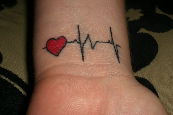 Heartbeat Tattoos Designs, Ideas and Meaning | Tattoos For You