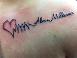 Heartbeat Tattoos with Names