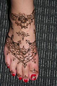 Henna Tattoo Feet