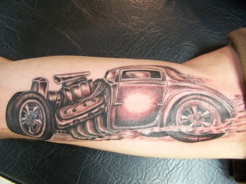 Hot Rod Tattoo Pictures.
