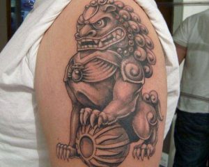 Japanese Foo Dog Tattoo