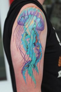 Jellyfish Tattoo Watercolor