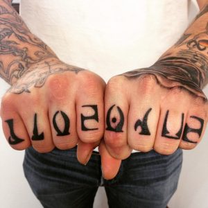 Knuckle Tattoos for Men