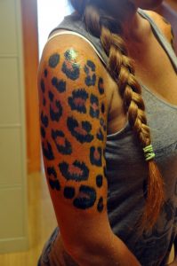 Leopard Print Arm Tattoos
