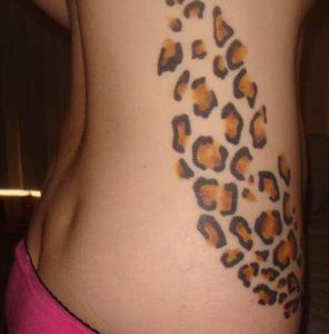 Leopard Print Tattoos for Girls