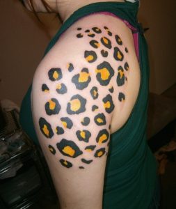 Leopard Print Tattoos on Arm