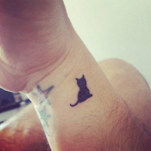 Little Black Cat Tattoo