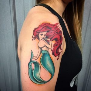 Little Mermaid Tattoo Designs