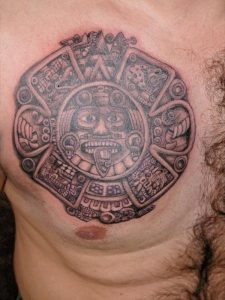 Mayan Chest Tattoos