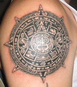 Mayan Sun Tattoo