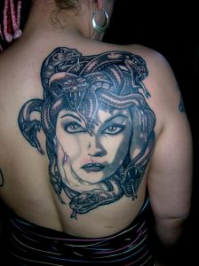 Medusa Tattoo Girl