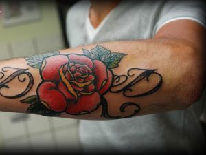 Mens Floral Tattoos