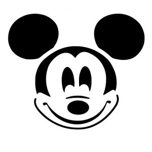 Mickey Mouse Face Tattoo