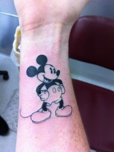 Mickey Mouse Hands Tattoo