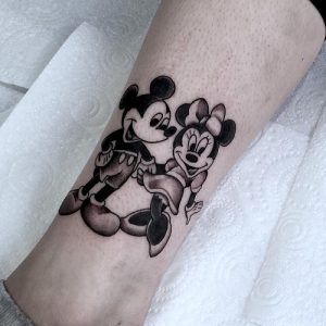 Mickey and Minnie Mouse Tattoos
