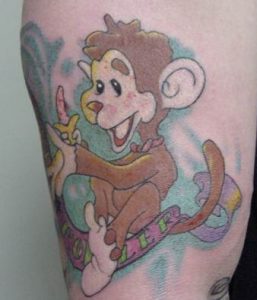 Monkey Tattoos for Girls