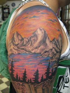 Mountain Scenery Tattoos