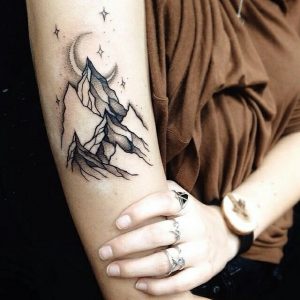 Mountain Tattoo Arm