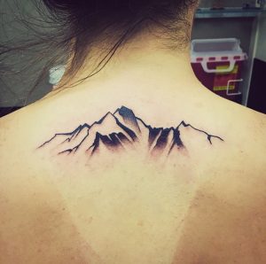 Mountain Tattoo Back