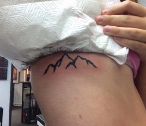 Mountain Tattoo Simple