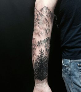 Mountain Tattoo Sleeve