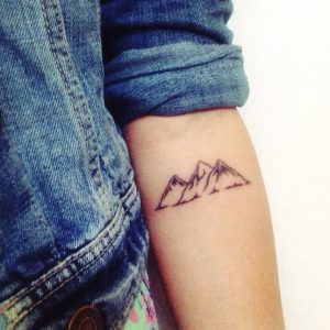 Mountain Tattoo Small