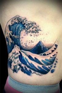 Ocean Wave Tattoo