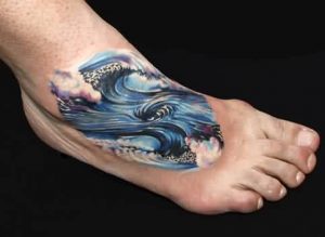 Ocean Wave Tattoos