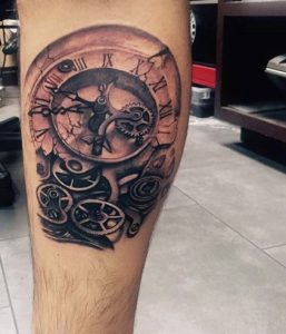 Old Clock Tattoo