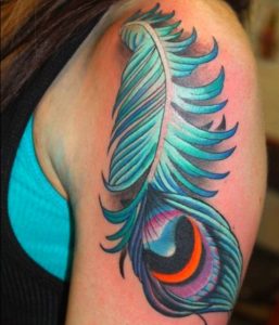 Peacock Feather Tattoo Images